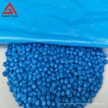 Good Dyeing Virgin PE Polyethylene Plastic Colorant Pigment Blue Masterbatch Pellet